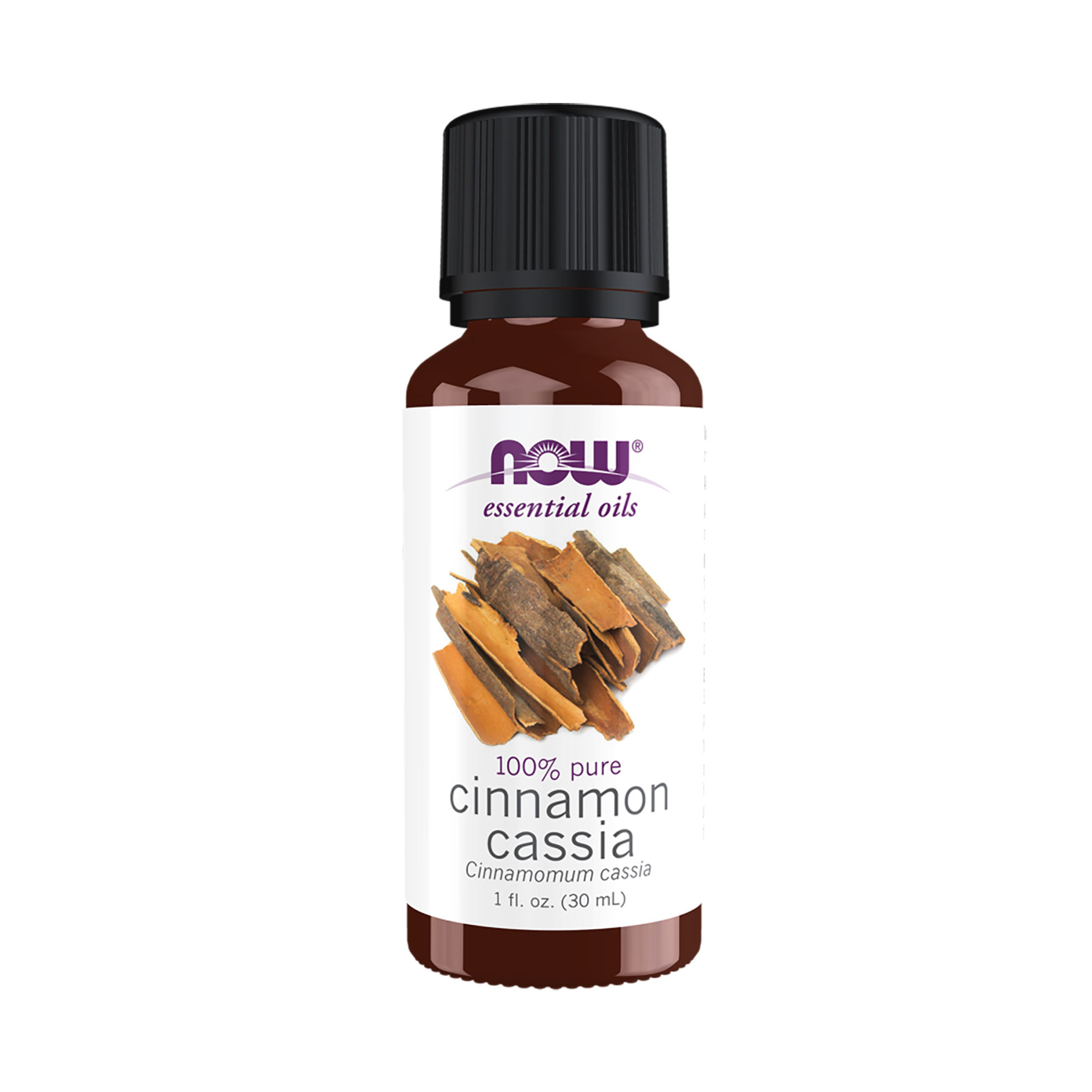 Ефірна олія Now Foods Organic Cinnamon 100% Pure Cassia Органічна олія кориці касії, 30 мл